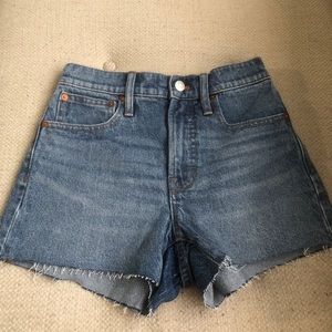Madewell The Perfect Jean Short. Size 24. Never Worn. NWOT